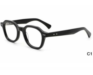 M3037 C1 47-21-140 NOIR  TOM JACKMAN ACETATE + Etui