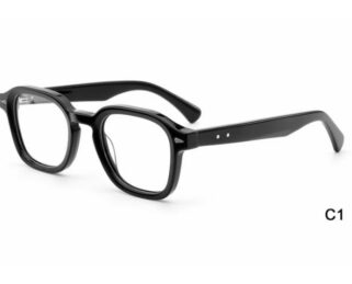 M3039 C1 47-22-140 NOIR  TOM JACKMAN ACETATE + Etui