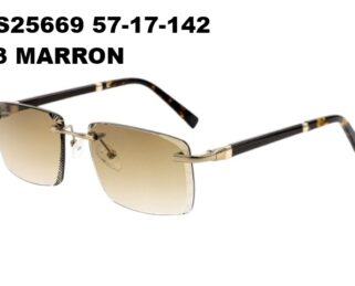 HS25669 C3 57-17-142 MARRON TOM JACKMAN DIAMOND CUT + Etui
