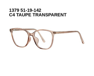 1379 C4 TAUPE TRANSPARENT 51-19-142 Glaza Branches flexibles