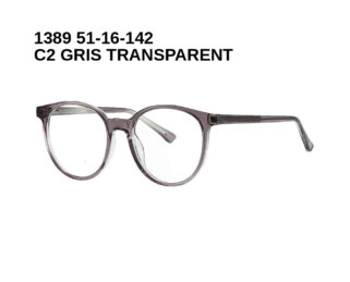 1389 C2 GRIS TRANSPARENT 51-16-142 Glaza Branches flexibles