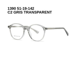 1390 C2 GRIS TRANSPARENT 51-19-142 Glaza Branches flexibles