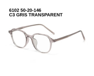 6102 C3 GRIS TRANSPARENT 50-20-146 Glaza Branches flexibles