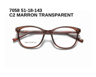 7058 C2 MARRON TRANSPARENT 51-18-143 Glaza Branches flexibles