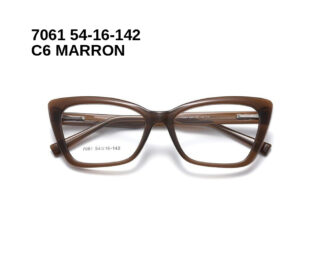 7061 C3 MARRON TRANSPARENT 54-16-142 Glaza Branches flexibles