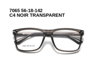7065 C4 NOIR TRANSPARENT 56-18-142 Glaza Branches flexibles