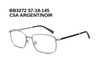 BB3272 C5A ARGENT/NOIR 57-18-145 Bruno Botti + Etui