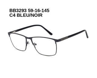 BB3293 C4 BLEU/NOIR 59-16-145 Bruno Botti + Etui