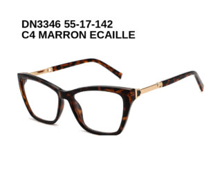 DN3346 C4 MARRON ECAILLE 55-17-142 Donna + Etui