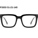 F3353 C1 NOIR 51-21-145 Tom Jackman Acétate + Etui