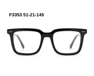 F3353 C1 NOIR 51-21-145 Tom Jackman Acétate + Etui