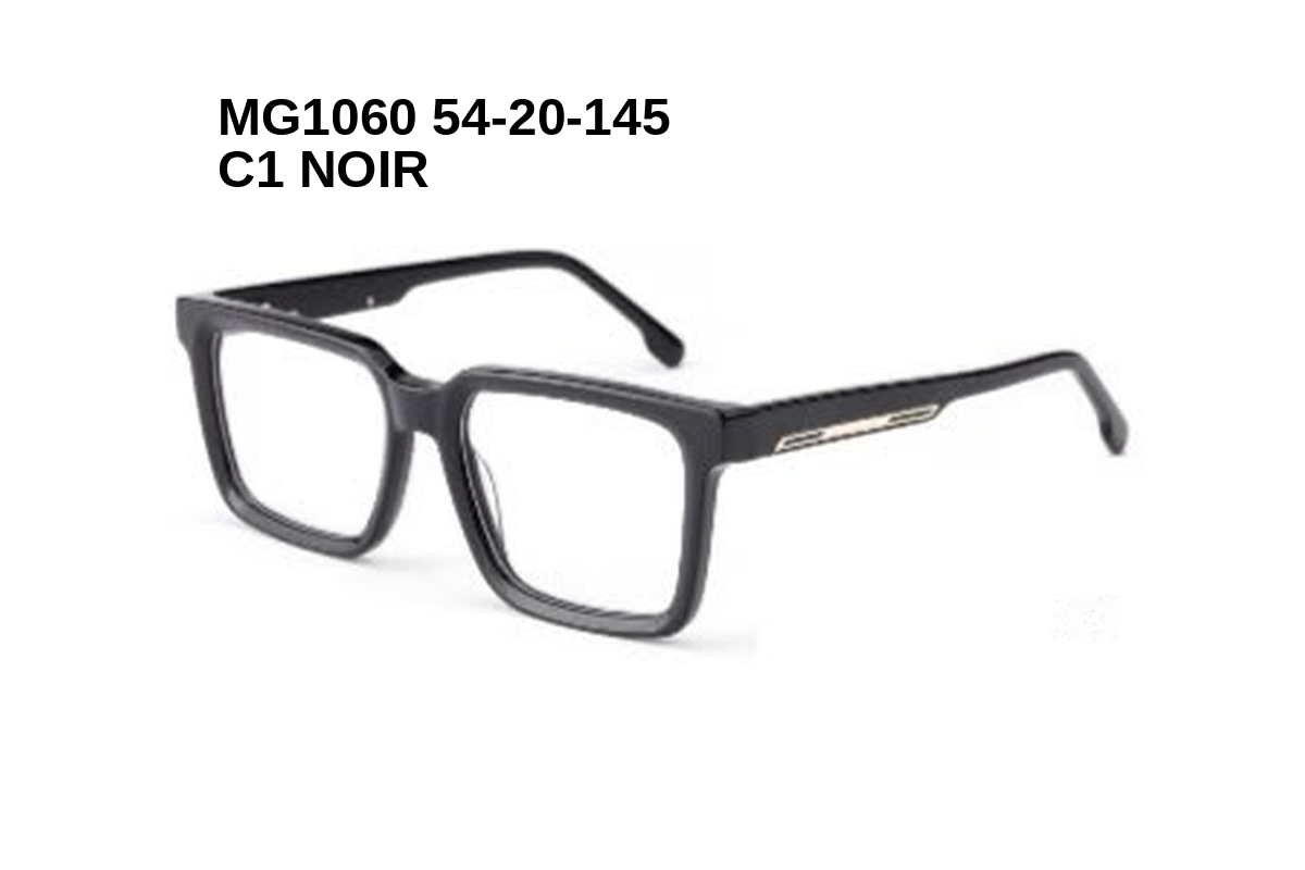 MG1060 C1 NOIR 54-20-145 Tom Jackman Acétate + Etui