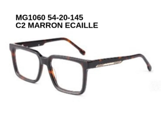 MG1060 C2 MARRON ECAILLE 54-20-145 Tom Jackman Acétate + Etui